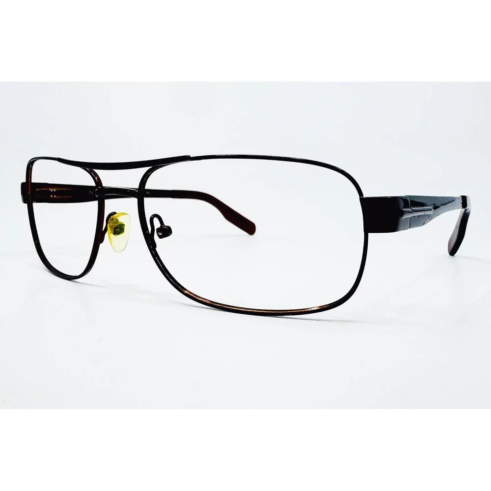 Kirkland Signature Eyeglass Frames Mens Brown Frederick Aviator 59-16-135